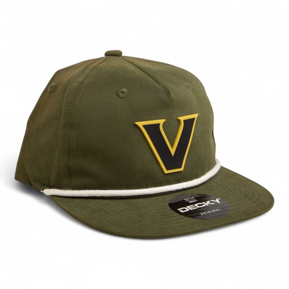 Vanderbilt Commodores Black 3D Classic Rope Hat- Olive/ White - Picture 1 of 3